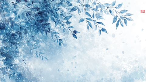 雾凇插画