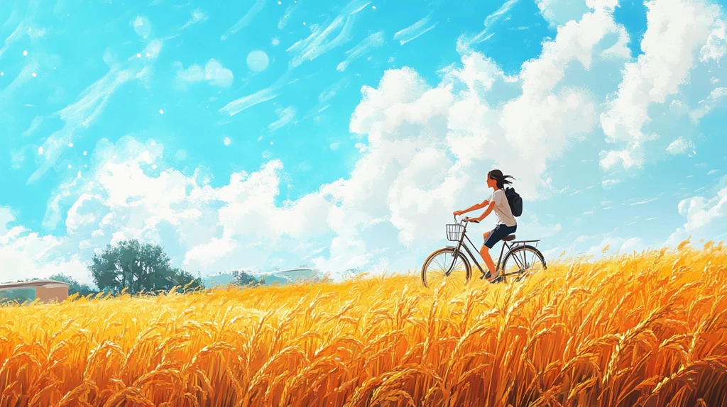 骑行驴友青春旅行