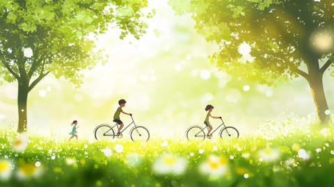 骑行驴友青春旅行