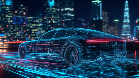 汽车科技背景