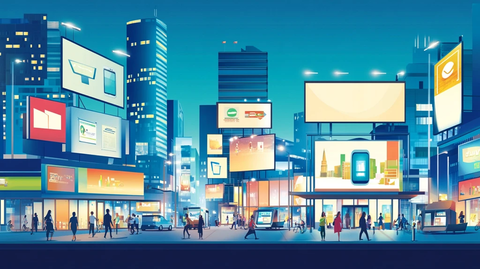 城市街景广告牌