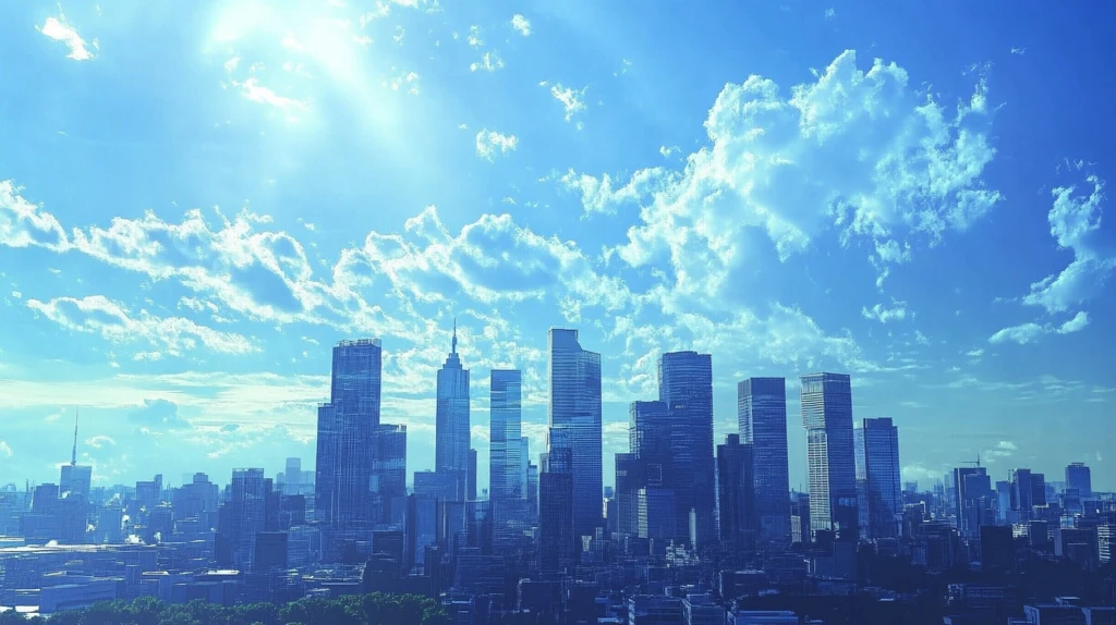 大都市绚丽云彩