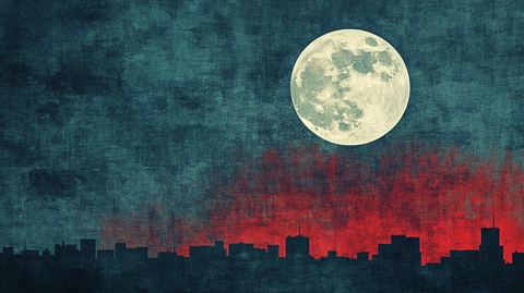 城市天际线夜景