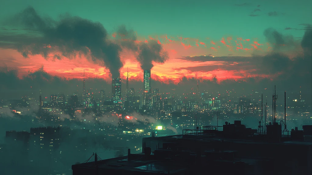 大都市绚丽云彩