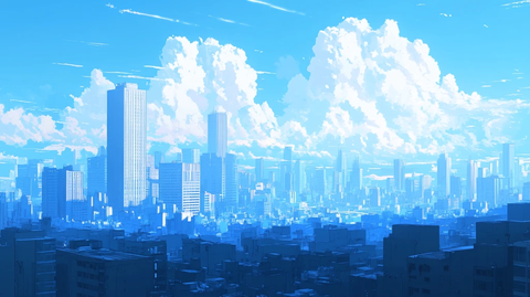 动漫中的白云