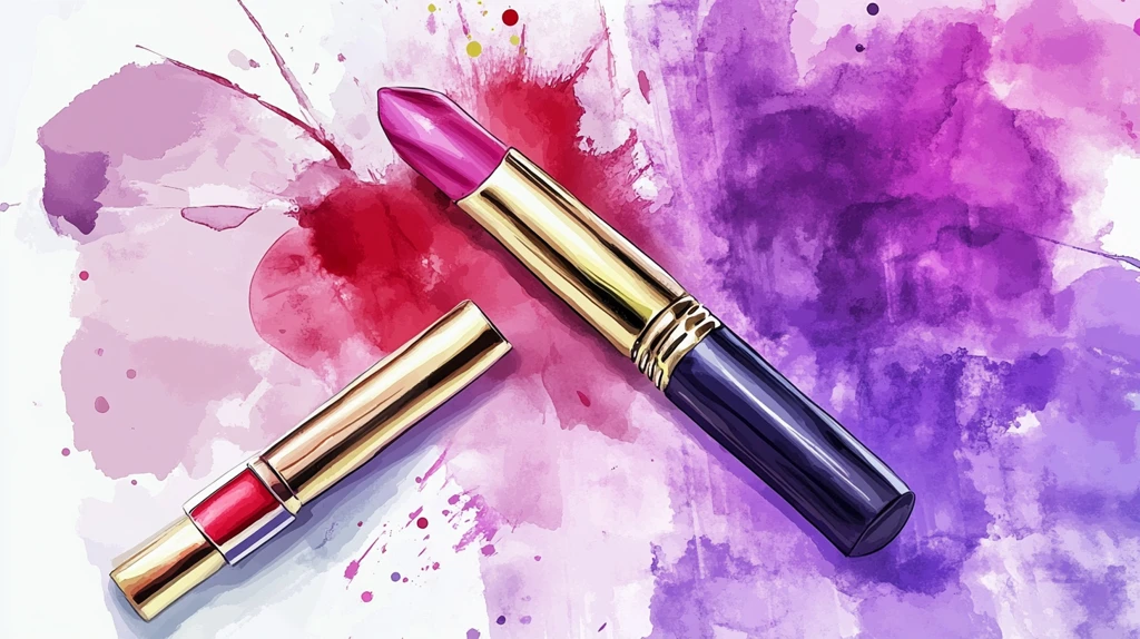 口红插画