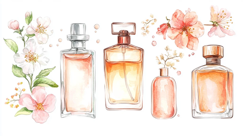 香水包装插画
