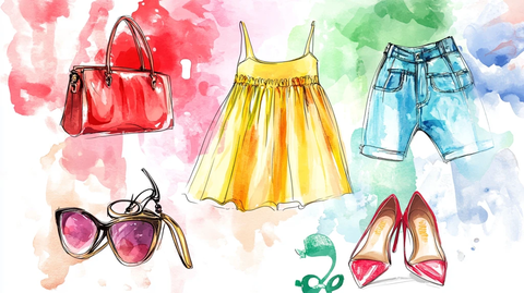 服装水彩画