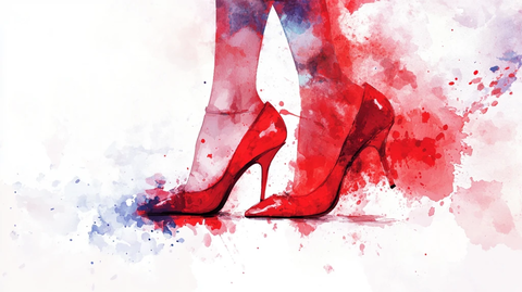 高跟鞋插画