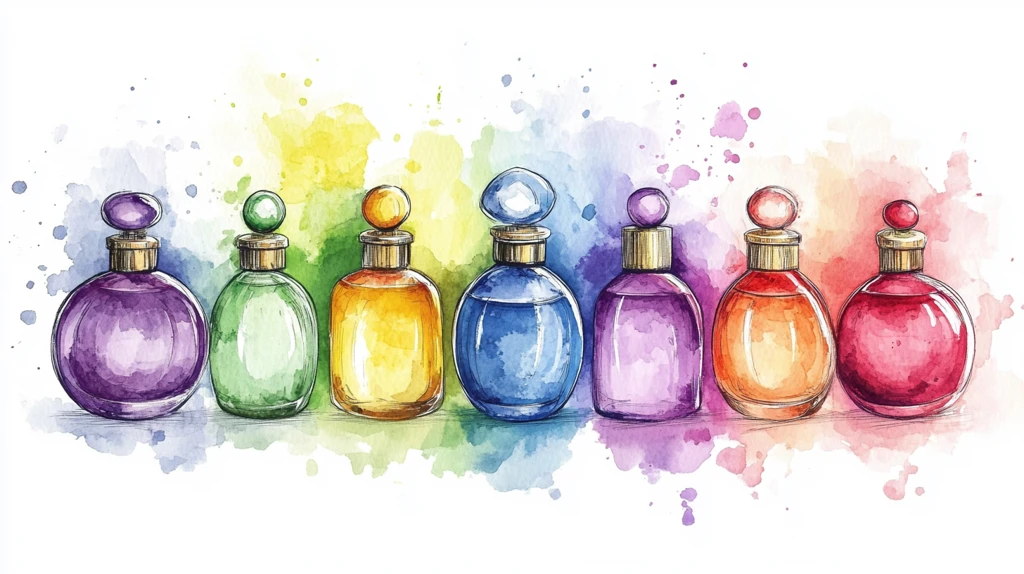 香水插画