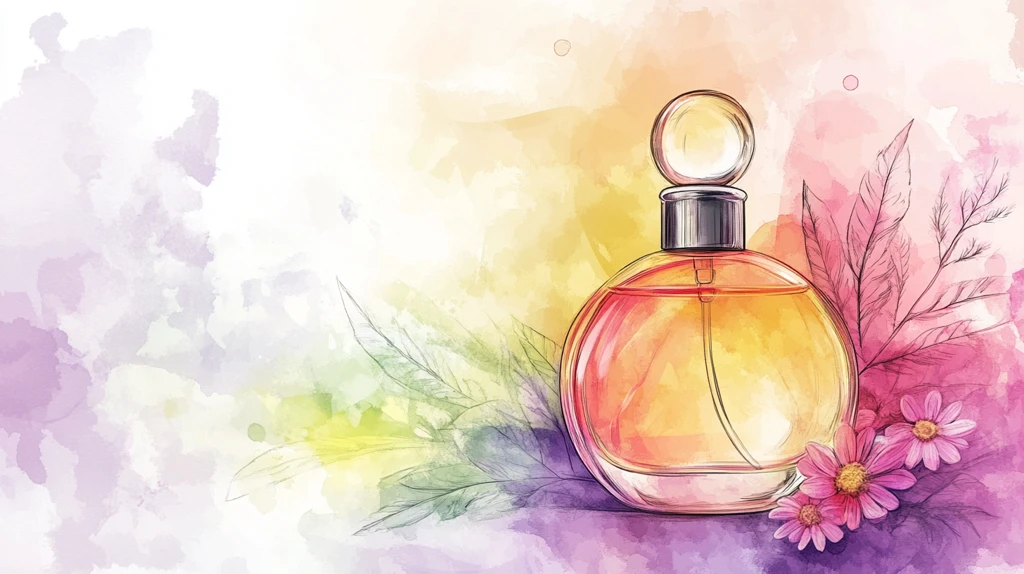 香水插画