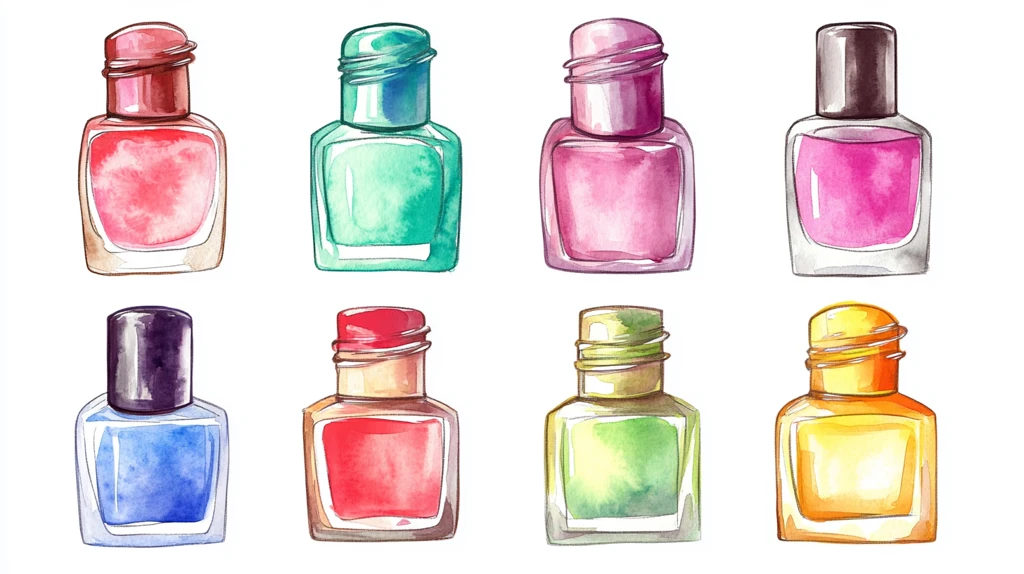 手绘化妆品美甲指甲油