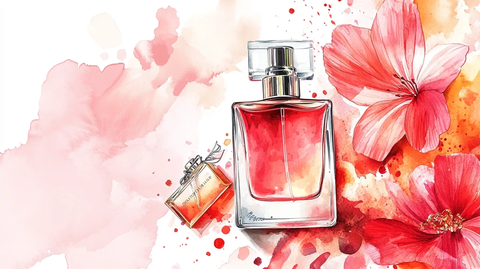 香水包装插画