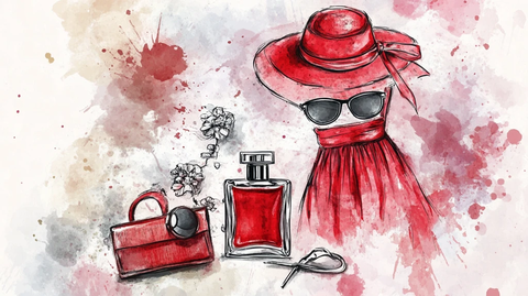 香水插画