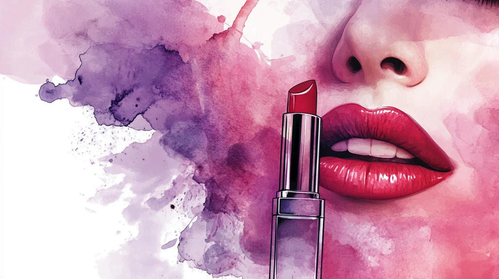 口红海报口红背景