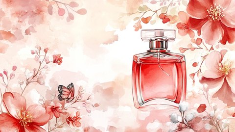香水包装插画