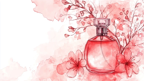香水包装插画