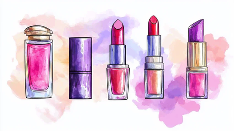 口红插画