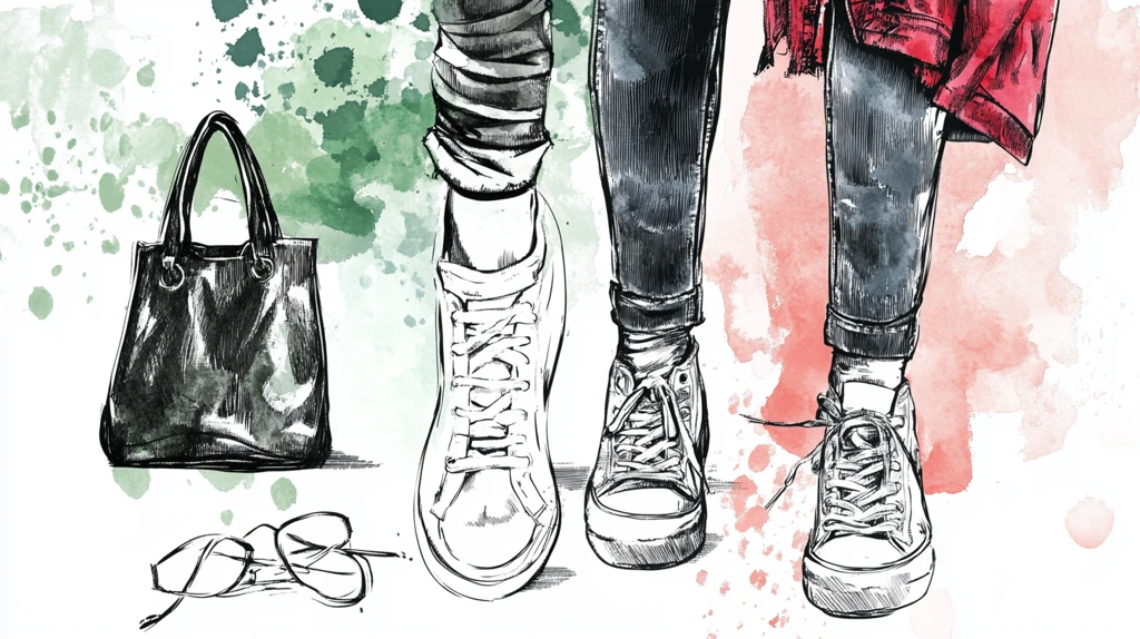 潮流服饰插画