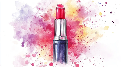 口红插画
