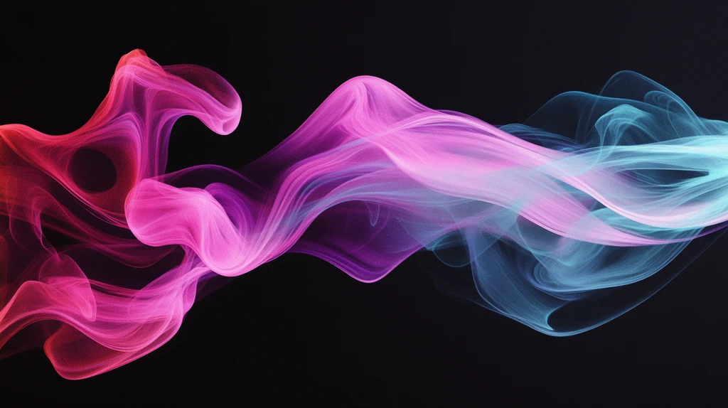 烟雾彩色动感线条