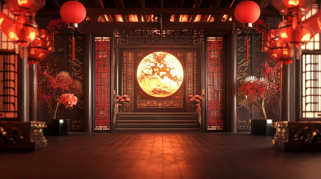 古代中状元报喜场景