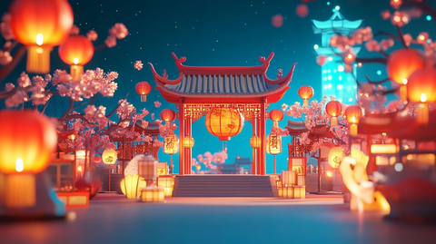 灯笼节活动场景