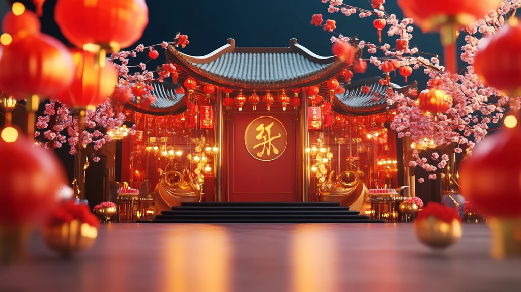 元宵灯会传统风格