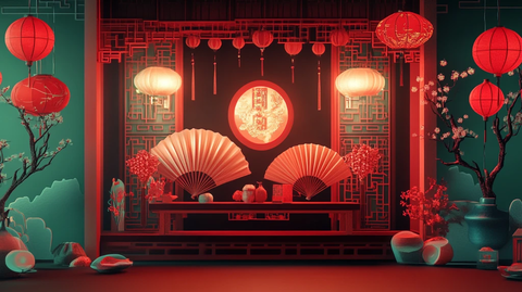 元宵节氛围包装