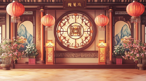 古风室内场景