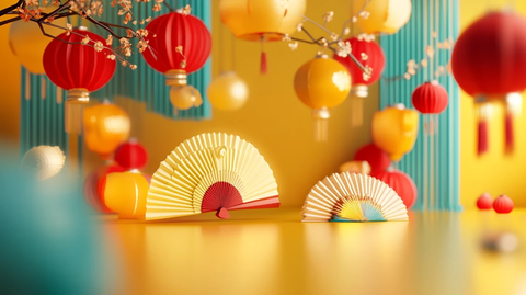 元宵节美陈氛围装饰