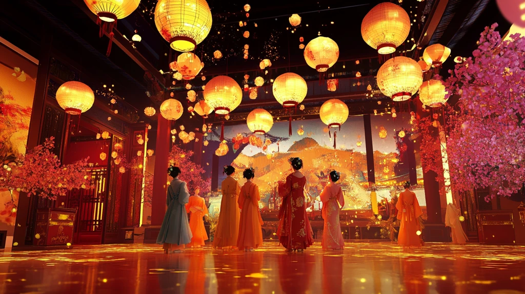 武则天上朝场景