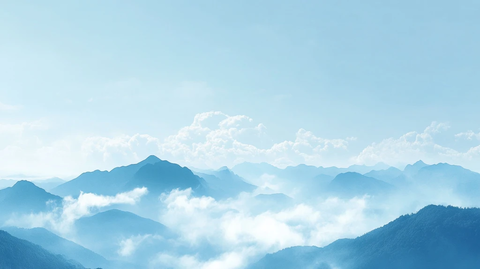 蓝调远山背景