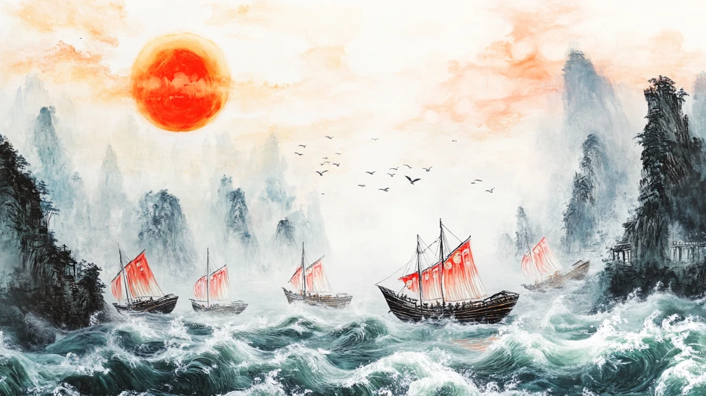 杨帆起航背景墙