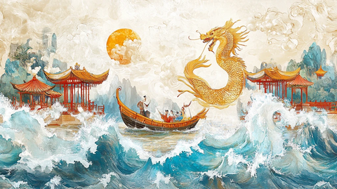 龙年系列包装插画