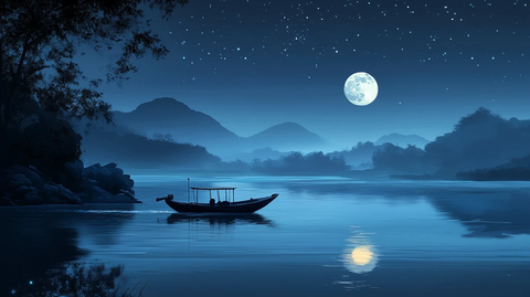 星月河幻想插画