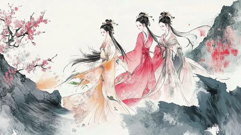 古装封面包装插画