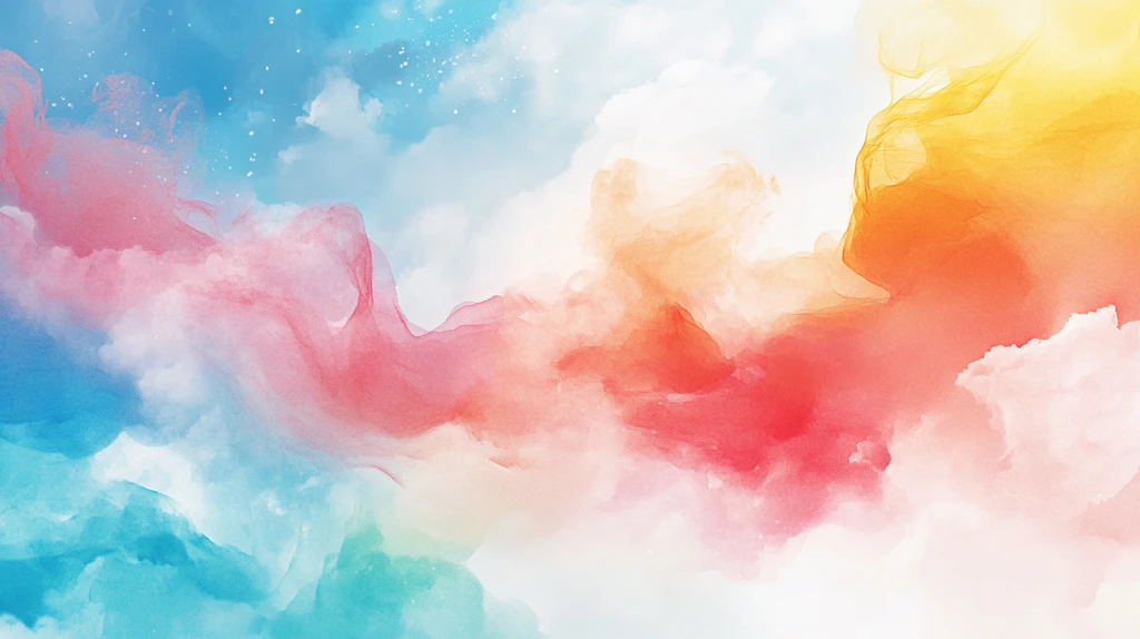 色彩颜色底纹万里无云