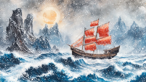 杨帆起航背景墙