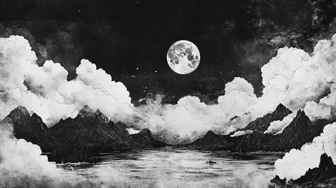 星月河幻想插画