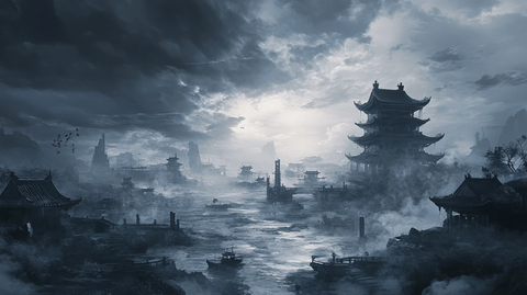 古风仙境天上宫阙