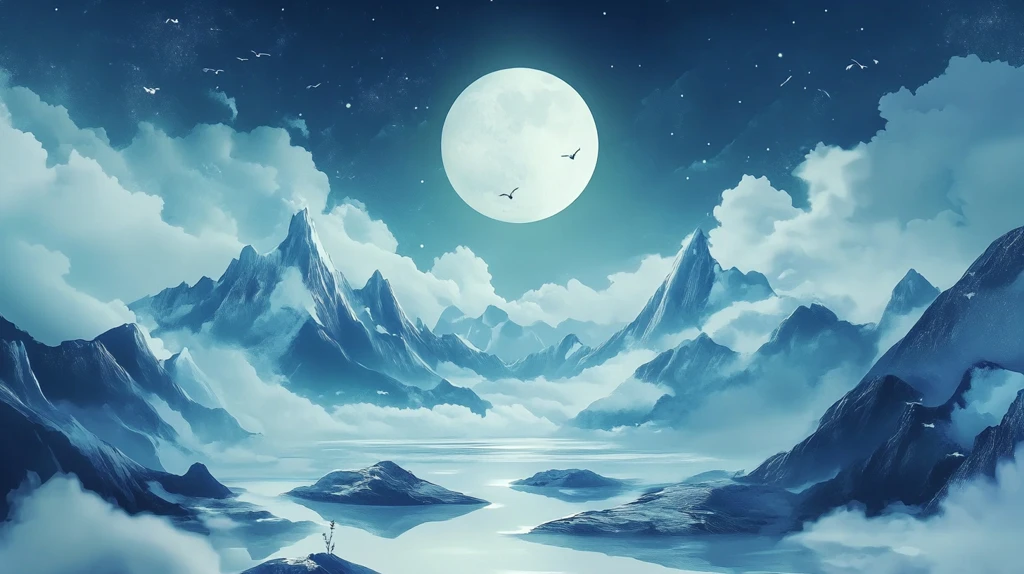 星月河幻想插画