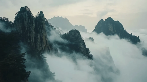 云海风光奇松怪石