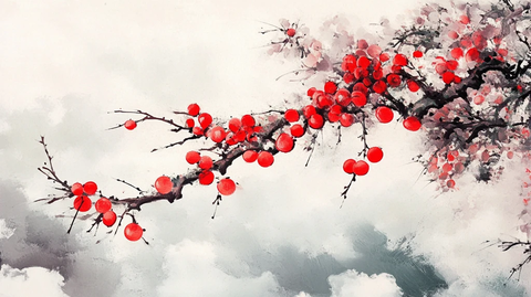 禅意冬枝红果