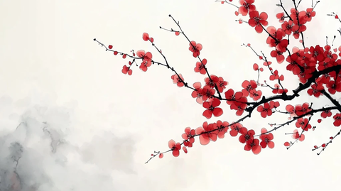 水墨梅花壁纸