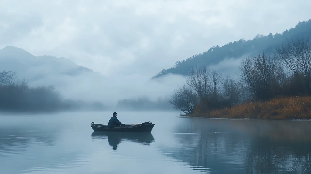 雾里泛舟