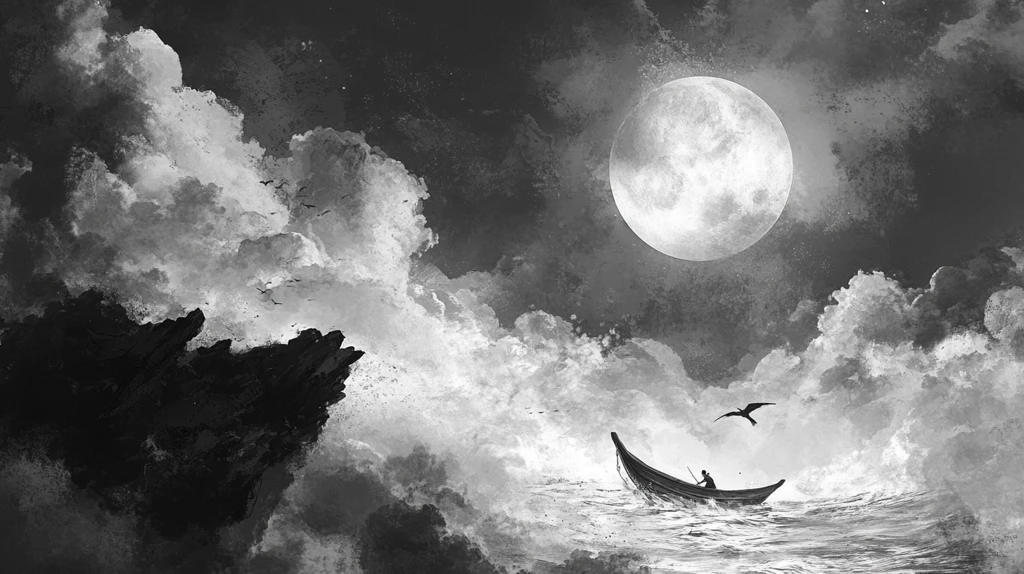 星月河幻想插画