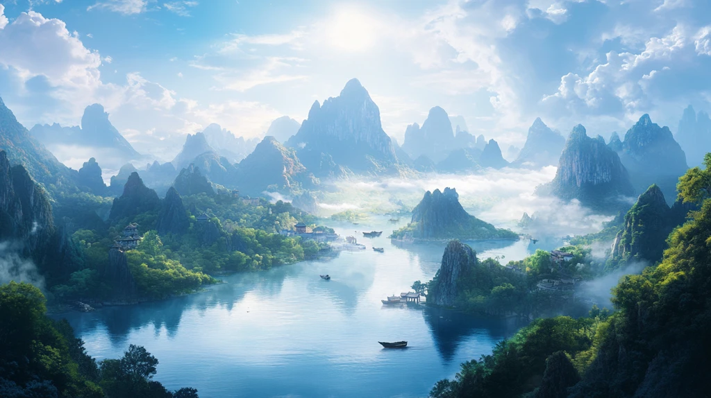 高清宽幅山水风光