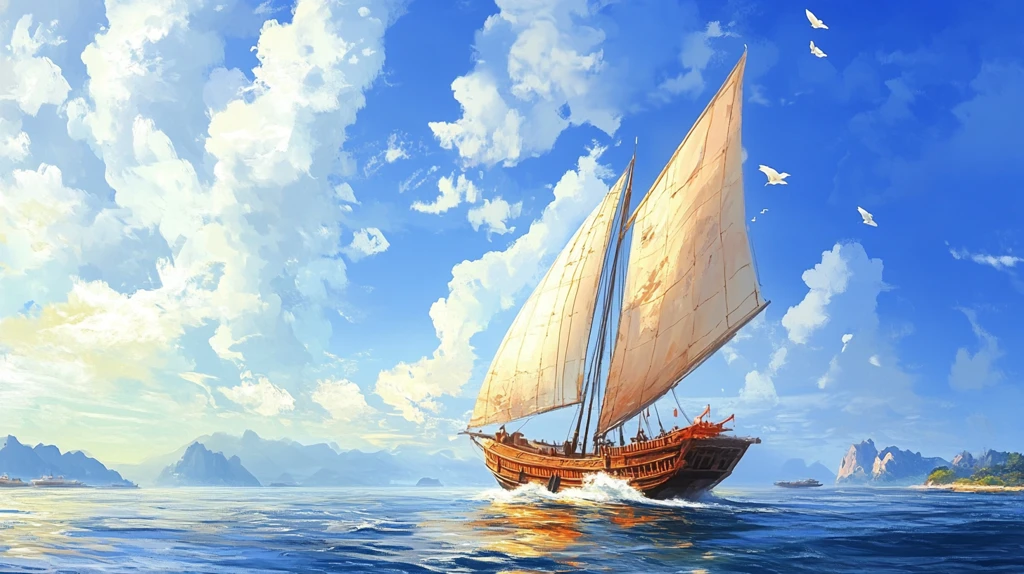 扬帆启航高清画