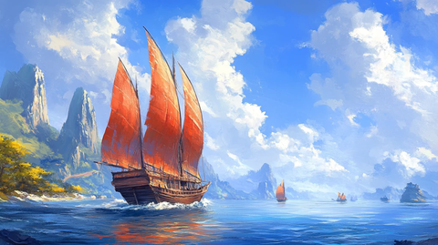 扬帆启航高清画